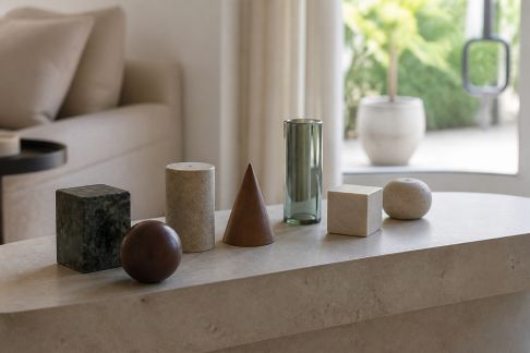 Jouer avec les formes géométriques pour une décoration graphique et moderne